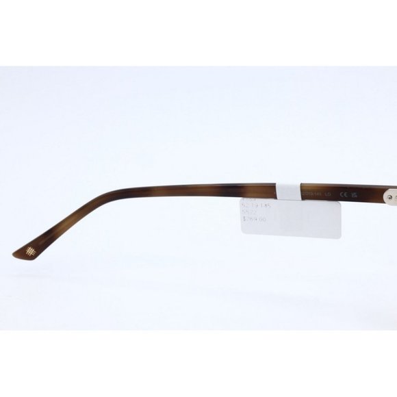 New Pro-Design Denmark 4789 5522 Havana Square Eyeglasses Clear Lenses 52mm - Picture 4 of 7